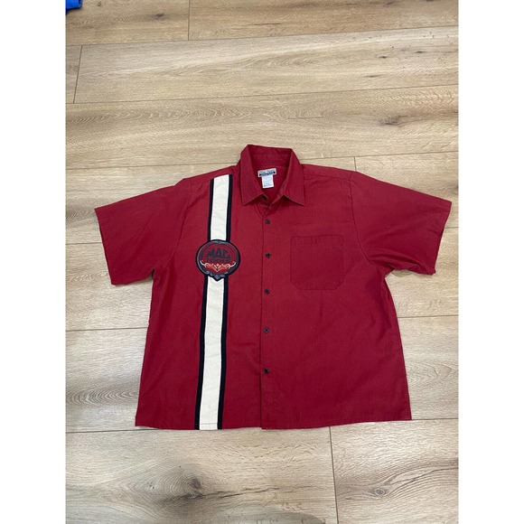 Mac Tools Men’s Short Sleeve Button Up Shirt Double Sided Large L - Picture 2 of 7